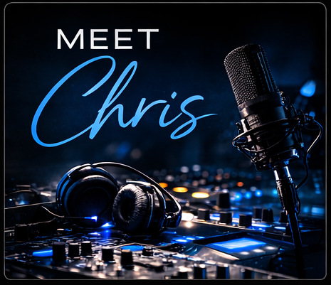 Meet Chris graphic